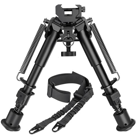 Cvlife 6 9 Inches Picatinny Bipod With Adapter And Two Point Rifle