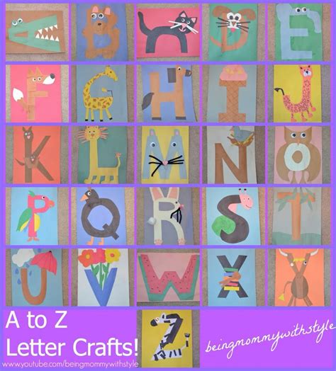 Letters Letter A Crafts Alphabet Letter Crafts Preschool Letter Crafts