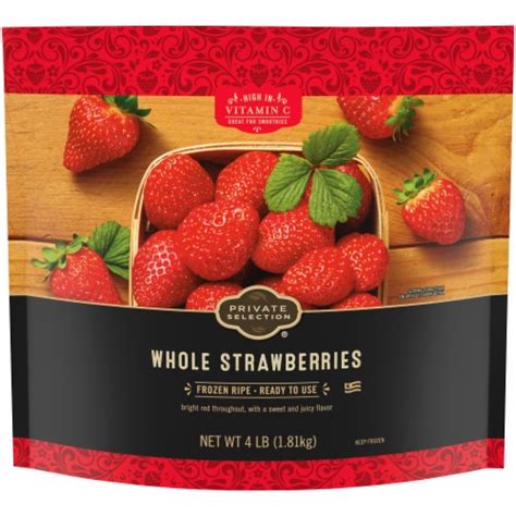 Private Selection Frozen Whole Strawberries 4 Lb Dillons Food Stores