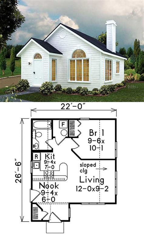 27 Adorable Free Tiny House Floor Plans C01