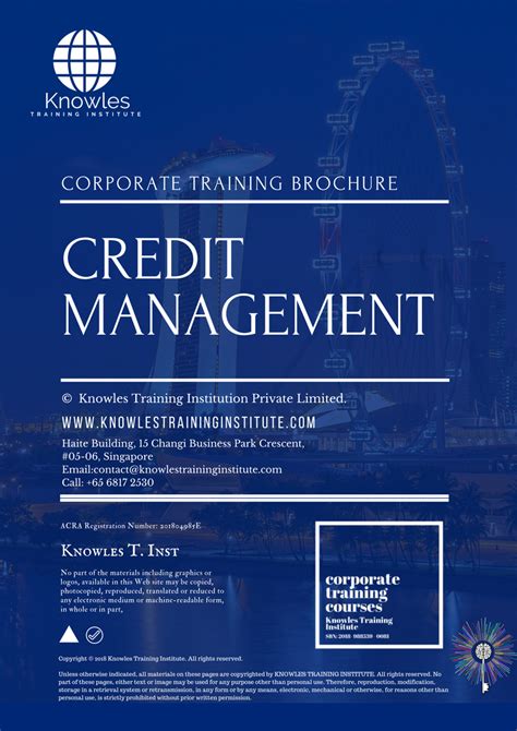Credit Management Training Course In Singapore Knowles Training Institute
