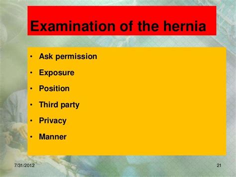 Hernia Examination By Dr Min Oo