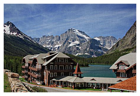 Many Glacier Hotel Photograph By Margie Wildblood Fine Art America