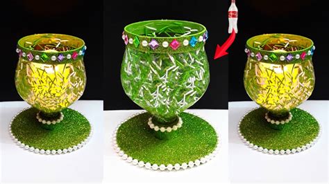 Diy Showpiece Made From Plastic Bottle And Foam Sheet Best Out Of Waste