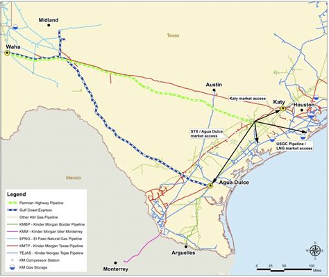 Texas Pipeline Map Printable Maps