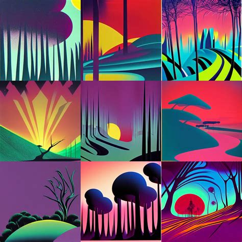 synthwave, by eyvind earle | Stable Diffusion | OpenArt