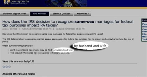 Pa Warns Same Sex Married Couples To File Taxes Separately Cbs