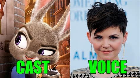 Zootopia Voice Actors And Characters Youtube