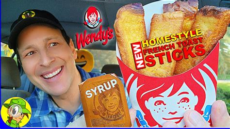 Wendys 👧 Homestyle French Toast Sticks Review 🇫🇷🍞🍳 ⎮ Peep This Out 🕵