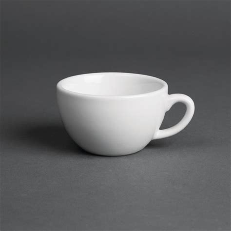 Royal Porcelain Classic White Espresso Cups 85ml Pack Of 12 Cg026