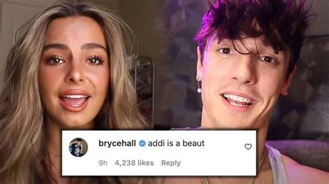 bryce hall gives surprising response after addison rae discussed their breakup in snapchat