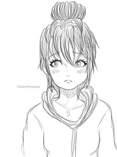 Sad Manga Girl By Theartprincesss On Deviantart