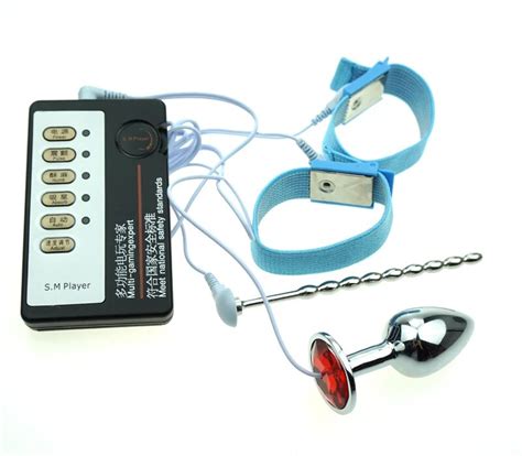 Sex Products Electric Shock Penis Plug Catheter Electrical Stimulation