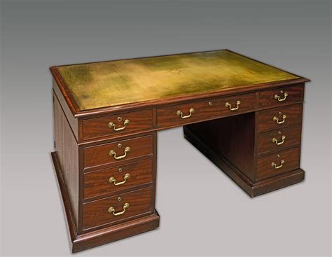 Antique Partners Desk Haughey Antiques