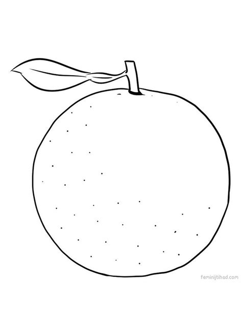 Orange Coloring Page Print Orange Is One Of The Most Popular Fruits In