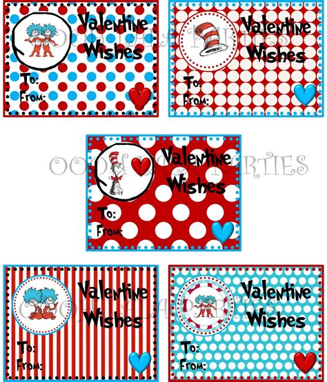 FREE Printable Dr. Seuss Valentine Cards | Valentine love cards, Free valentine cards, Valentine ...