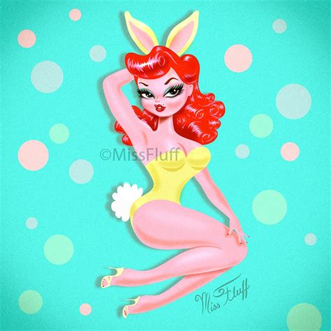 Vintage Toy Inspired Bunnies And Pinup Girls The Art Of Claudette