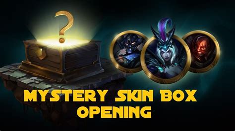 Lol 5x Mystery Skin Box Opening Ger Youtube