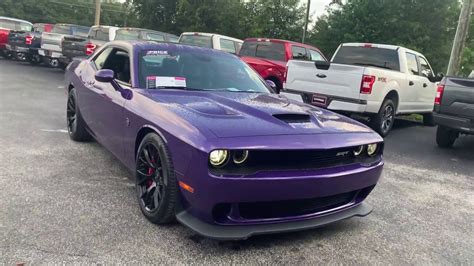 Dodge Challenger Hellcat Purple Manual Youtube
