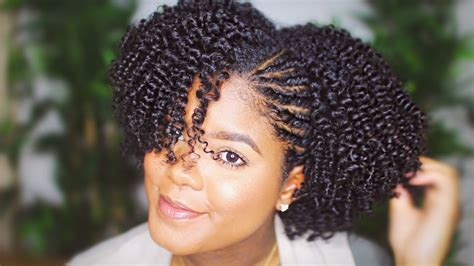 3 Strand Twist Out Hairstyle On Natural Hair Youtube