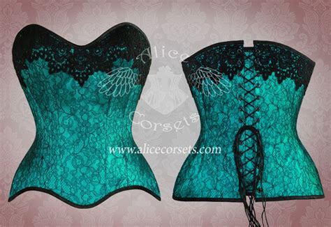 Green Lace Corset By ~alice Corsets On Deviantart Green Lace Sexy Corset Corset