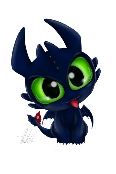 Baby Toothless By Lisapita On Deviantart