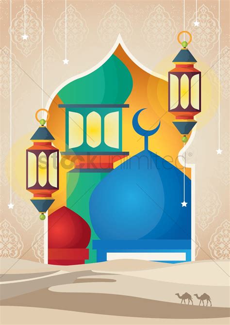 Download this app only from google play store. Hari raya card design Vector Image - 1996732 | StockUnlimited