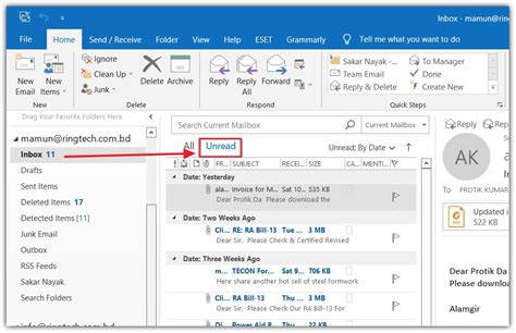How To View Unread Emails In Outlook Outlook School