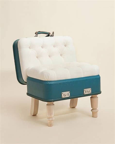Suitcase Chair Старые чемоданы Декор Дизайн мебели