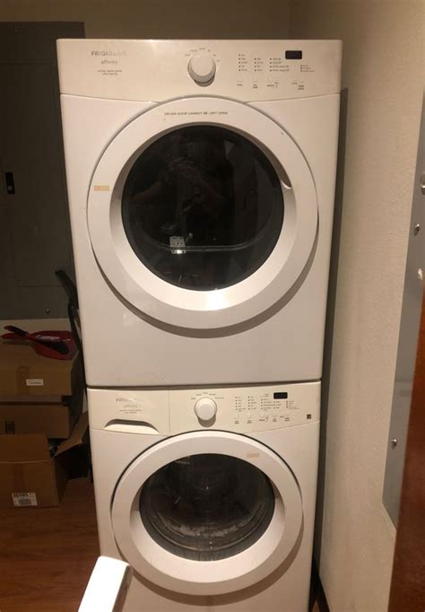 As mentioned earlier, a stackable washer and dryer pair can be placed in a closet or other areas that aren't necessarily very far removed from your bedroom or living room. Stackable washer and dryer for Sale in Scottsdale, AZ ...