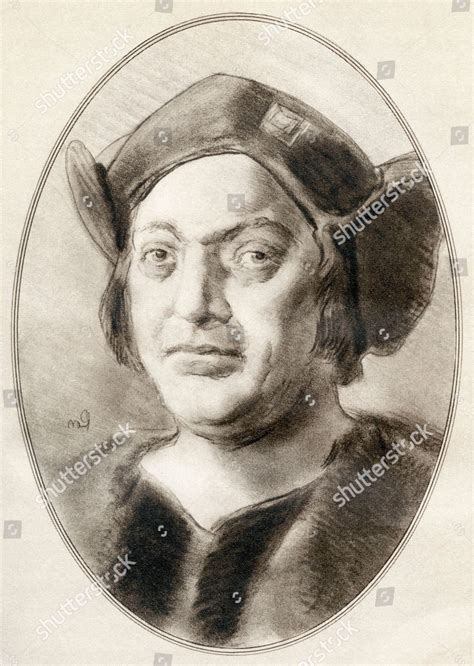 Christopher Columbus 1451 1506 Italian Explorer Editorial Stock Photo