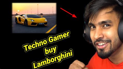 Techno Gamer Buy Lamborghini Comment Like👍 Subscribenow