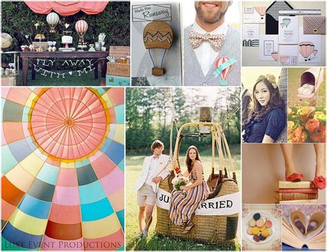 Wedding Inspiration Board For Marry Me Wedding Event Up Up And Away