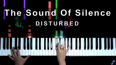 The Sound Of Silence Disturbed Piano Covertutorial Youtube