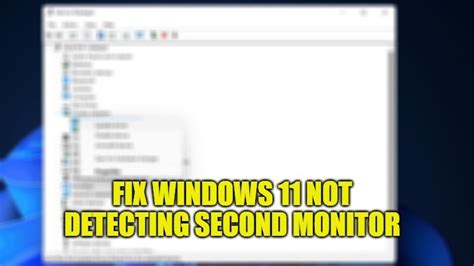 how to fix windows 11 not detecting second monitor 2022 guide vrogue