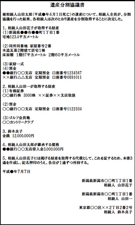 Contribute to ugvf2009/miles development by creating an account on github. 遺産分割協議書の作成 | 新潟相続税相談室