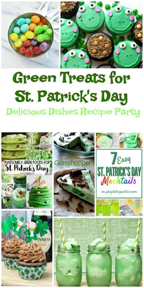 Green Treats For St Patricks Day Delicious Dishes Recipe Party 106