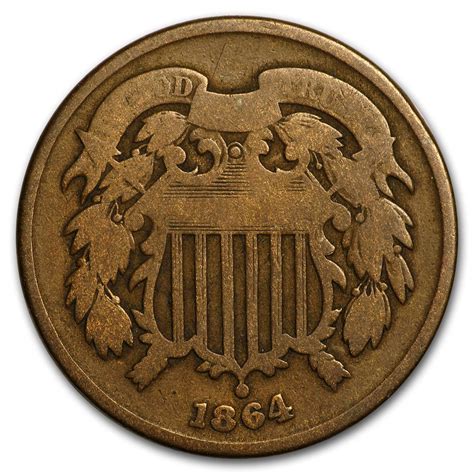 Buy 1864 Two Cent Piece Good Coin Online 2 Cent Pieces 1864 1873