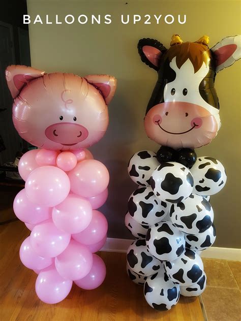 Celebrate With Balloons Farm Animals Birthday Party Barnyard
