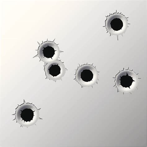 Royalty Free Bullet Hole Clip Art Vector Images And Illustrations Istock