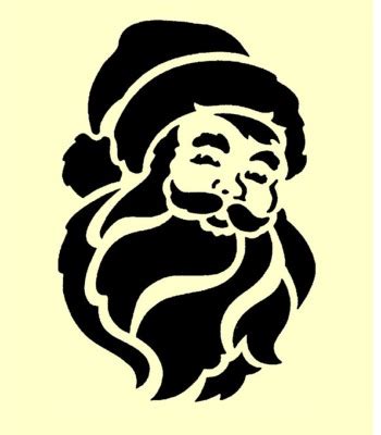 Top off your everyday look with a floppy hat from kohl's! Santa Face Silhouette at GetDrawings | Free download