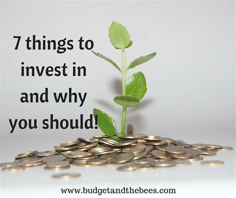 7 Things To Invest In And Why You Should Budget And The Bees
