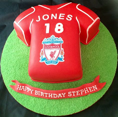 18th Birthday Liverpool Shirt Cake Shirt Cake 5th Birthday Cake