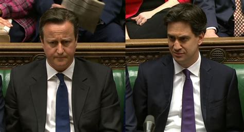 David Cameron And Ed Miliband Clash On Nhs And Labour Leaders