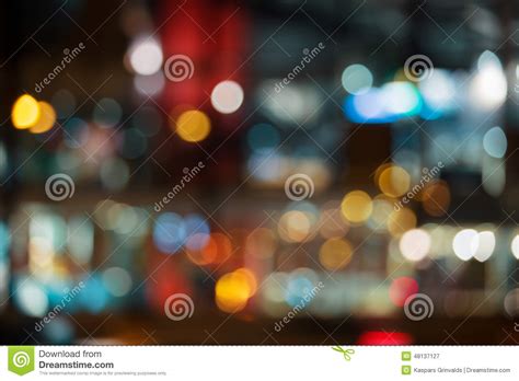 Abstract City Lights Background Stock Image Image Of Intense Glow