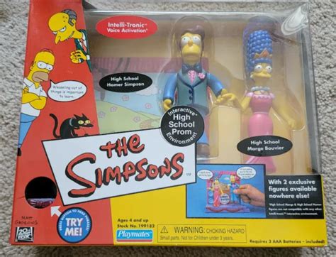 Playmates Wos The Simpsons High School Prom Interactive Environment Nib 1000 Picclick