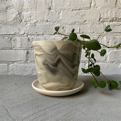 Ceramic Planter With Drainage Etsy