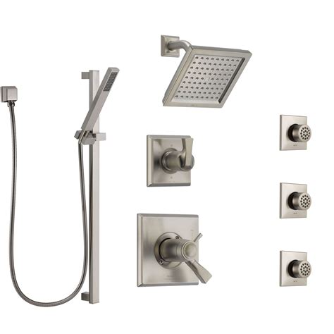Shower System Kits With Showerhead Body Spray Jets And Hand Shower S