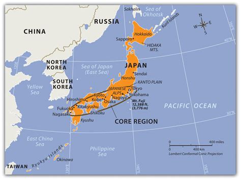 Japan And Korea North And South