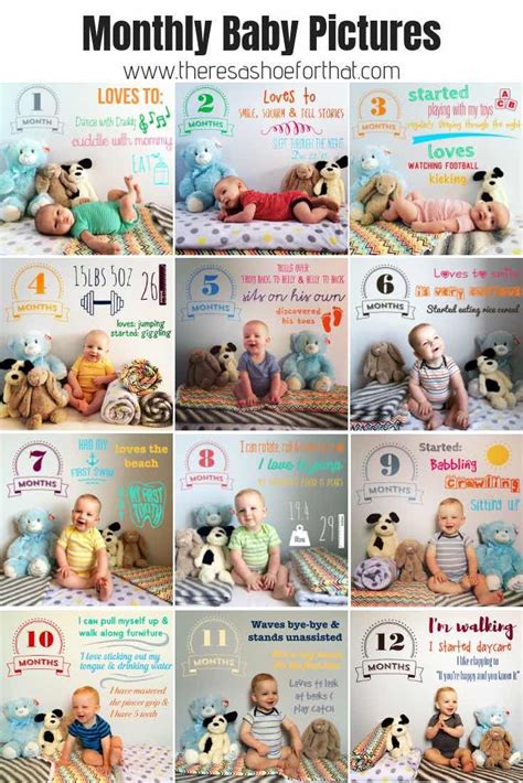 Monthly Baby Picture Inspiration To Keep Track Of Babys First Year